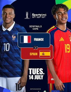 FRANCE vs SPAIN Semi Final 1